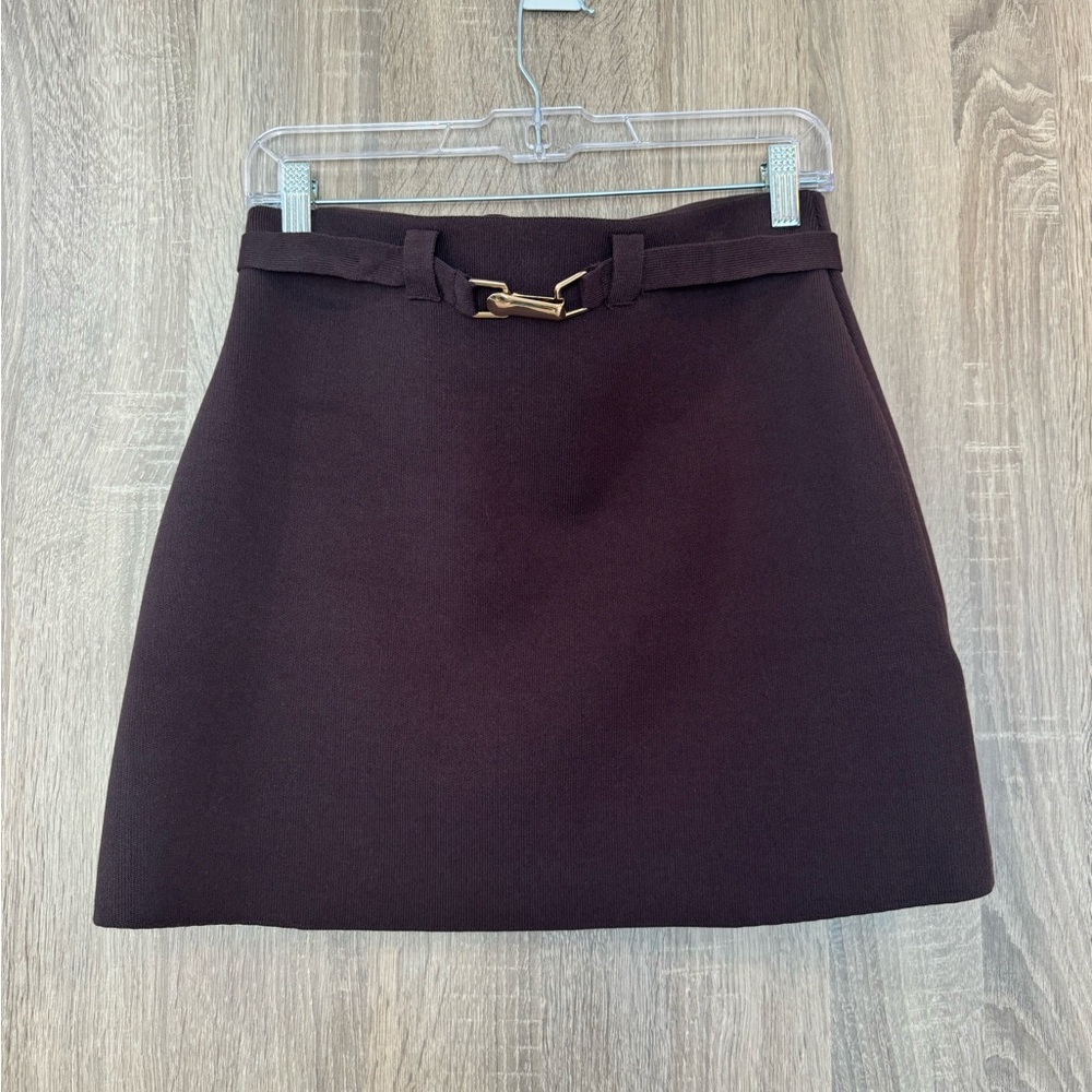 ZARA mini Skirt with Belt Detail